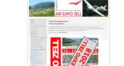 Desktop Screenshot of air-expo.at