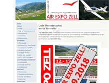 Tablet Screenshot of air-expo.at